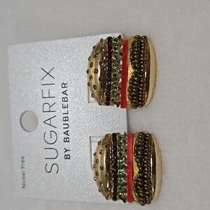 Hamburger Earrings